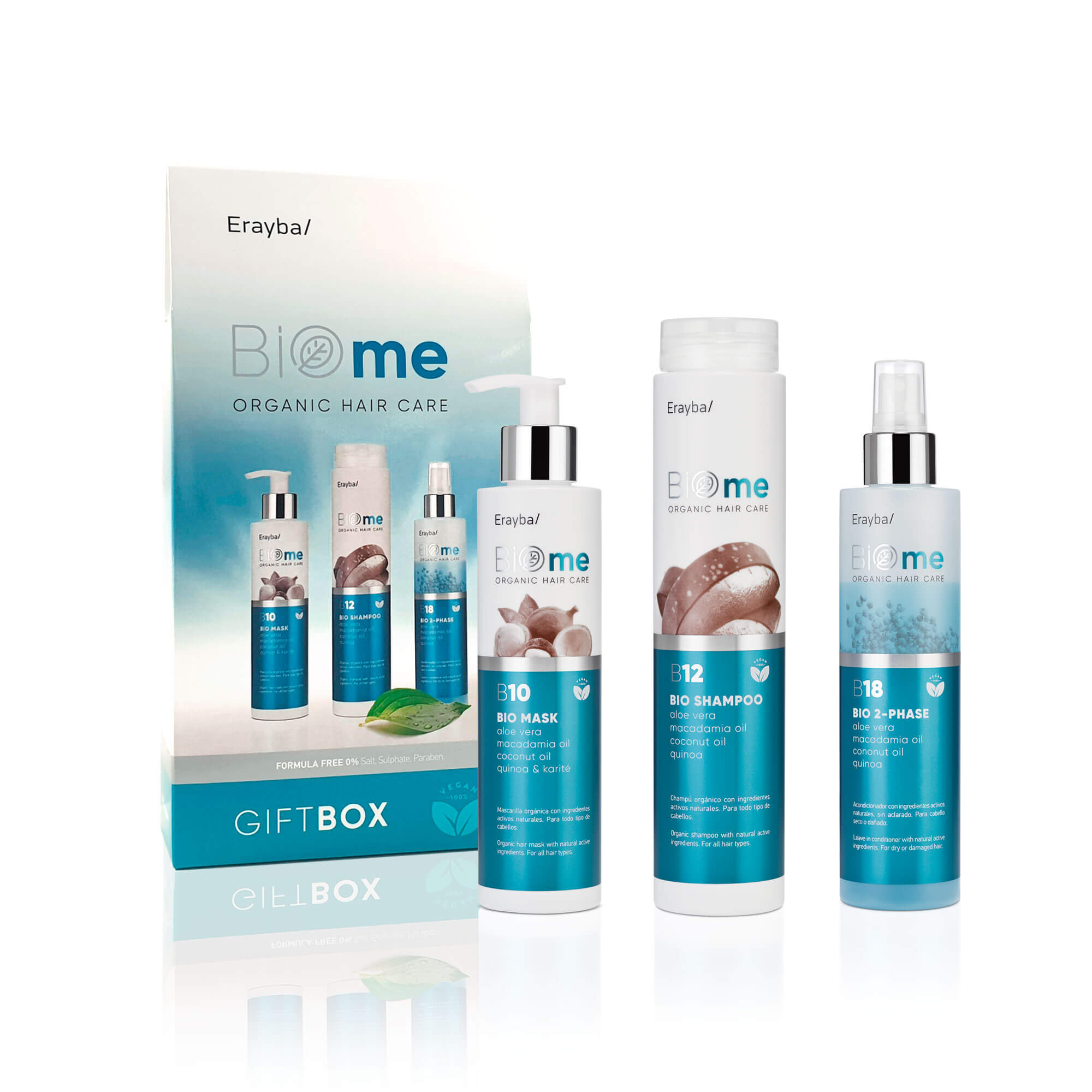 BIOme gift box - shampoo, mask & 2-phase - Erayba